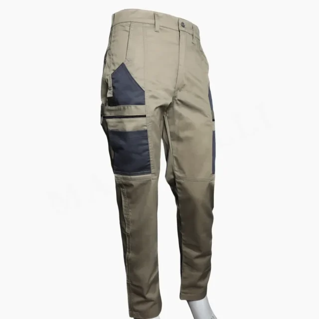 Pantalon Cargo Ocre Gris Unisex