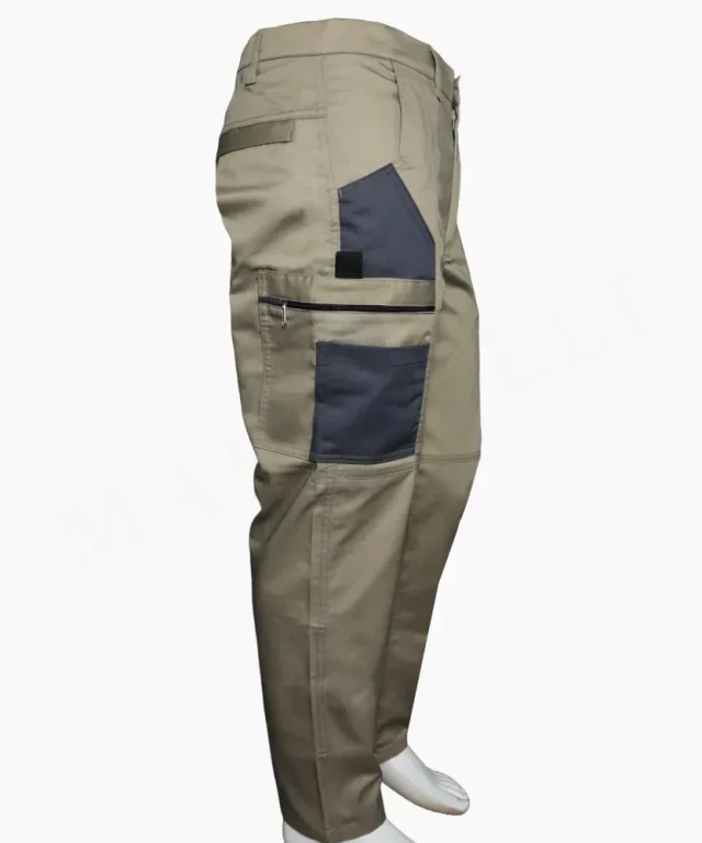 pantalon ocre gris unisex marinelli 2