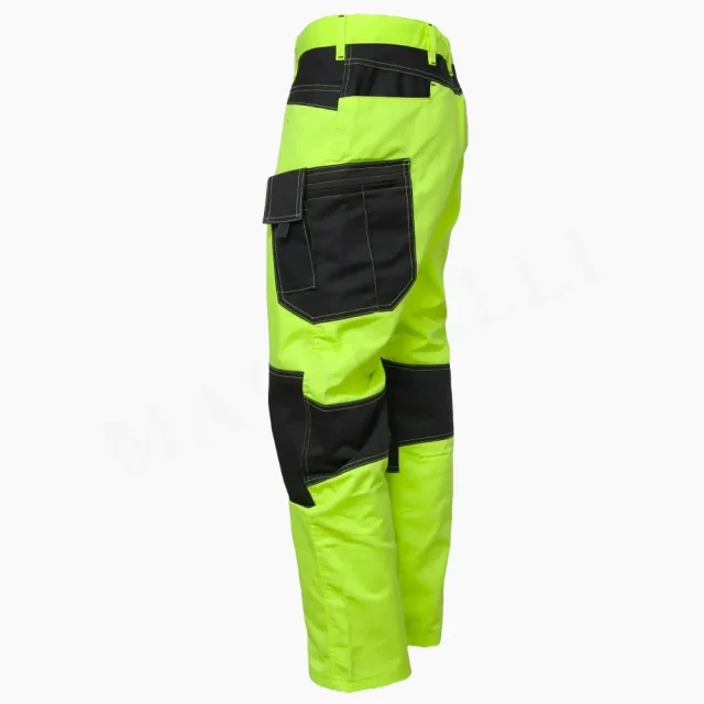 Pantalón Cargo Verde Reflectante Gris