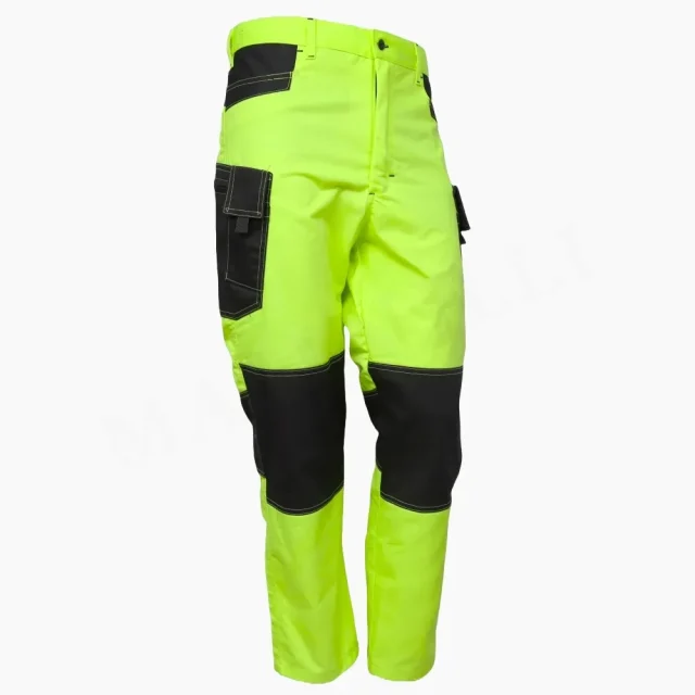 Pantalón Cargo Verde Reflectante Gris