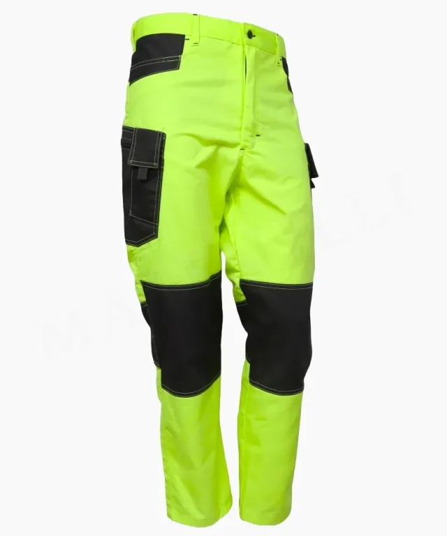 pantalon verde fosforescente gris unisex marinelli 2