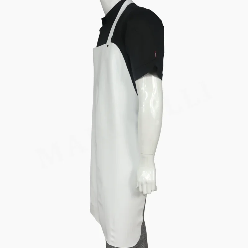 Pechera PVC Blanca Impermeable - Imagen 2