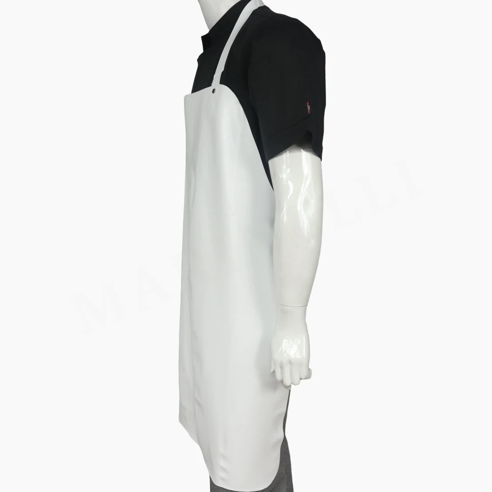 Pechera PVC Blanca Impermeable - Imagen 2