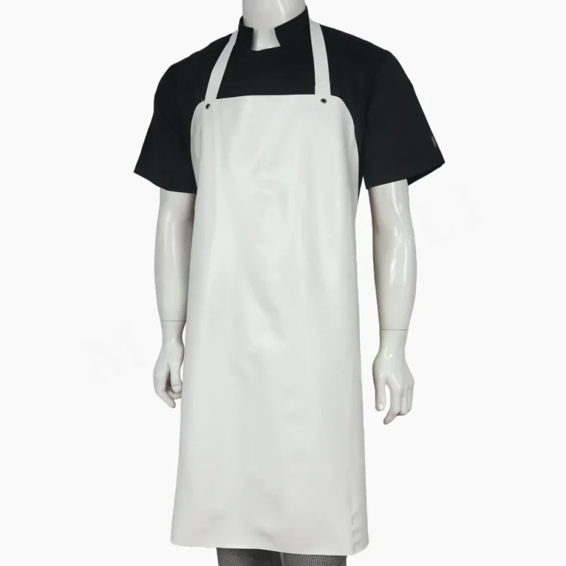 Pechera PVC Blanca Impermeable