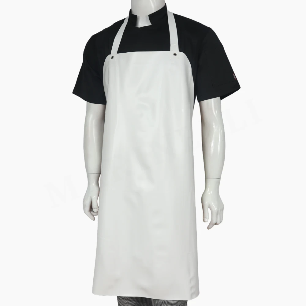 Pechera PVC Blanca Impermeable