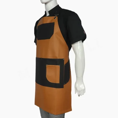 Pechera Ecocuero Naranjo Negro