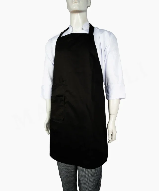 pechera negra gabardina chef cocina inacap marinelli 2