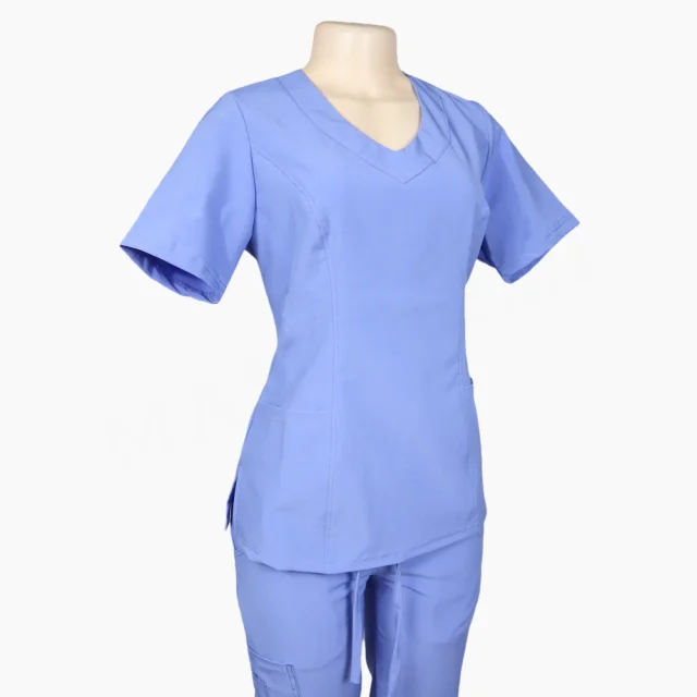 Top Clínico Celeste de Dama