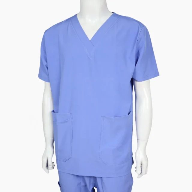 Top Clínico Celeste Unisex