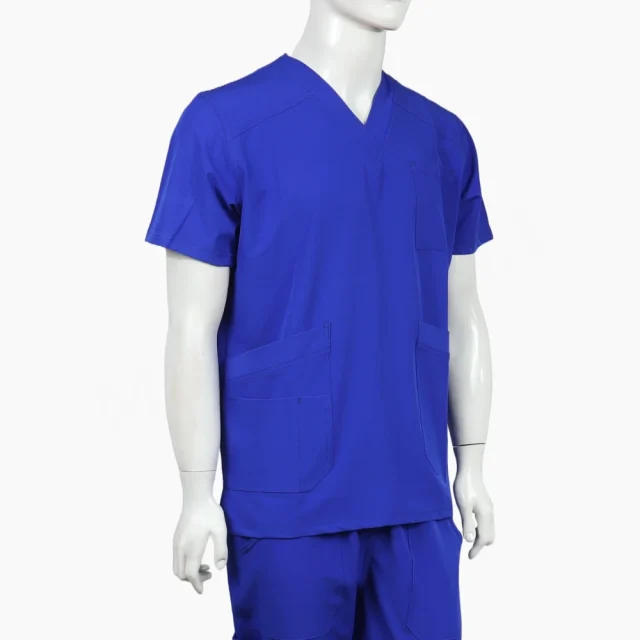 Top Clínico Azul Rey Unisex