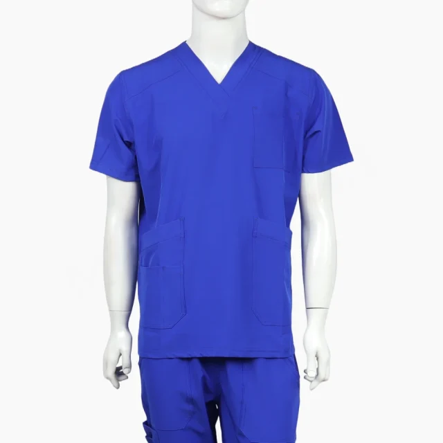 Top Clínico Azul Rey Unisex