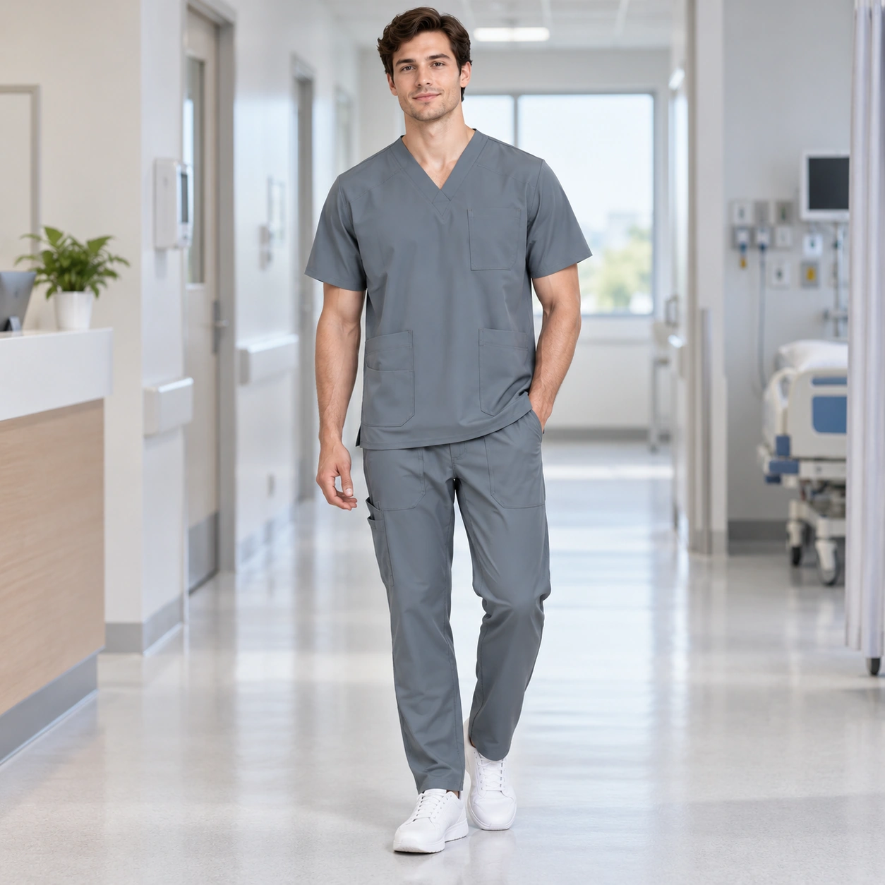 top pantalon uniforme clinico gris acero (2)