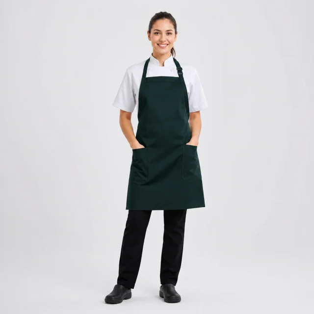 Pechera Verde Gabardina (2)
