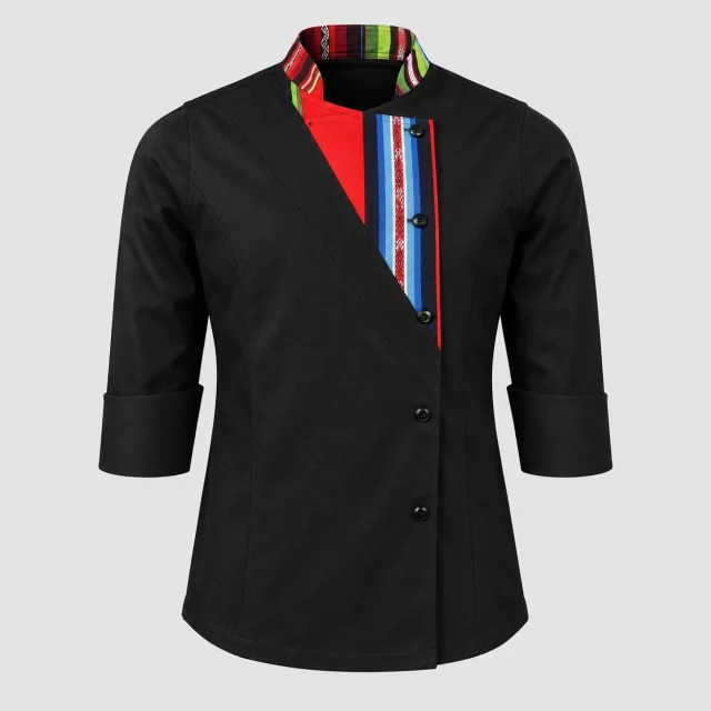 chaqueta chef negra detalles aguayo (3)
