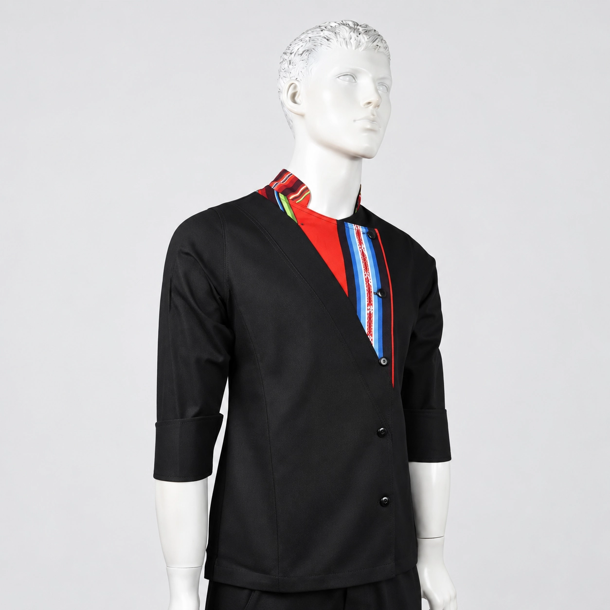 chaqueta chef negra detalles aguayo (4)