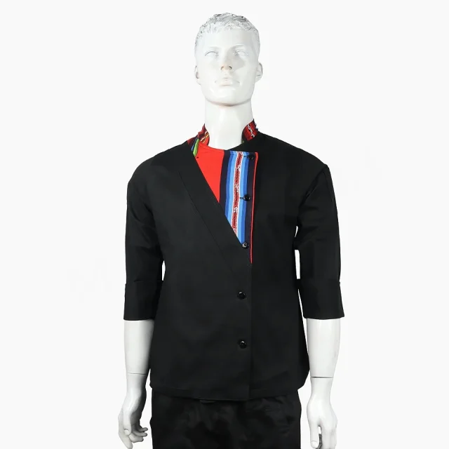 Chaqueta Chef Negra Aguayo