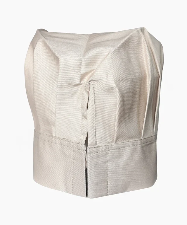 gorro chef cocina gastronomia gabardina beige marinelli 1
