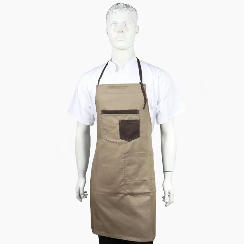 Pechera Bicolor Beige y Café