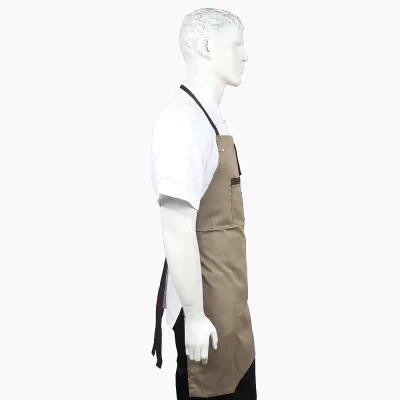 Pechera Bicolor Beige y Café