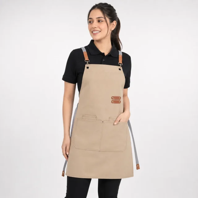 pechera delantal beige tiras cruzadas (2)