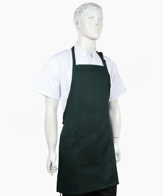 pechera verde gabardina chef cocina marinelli 1 1