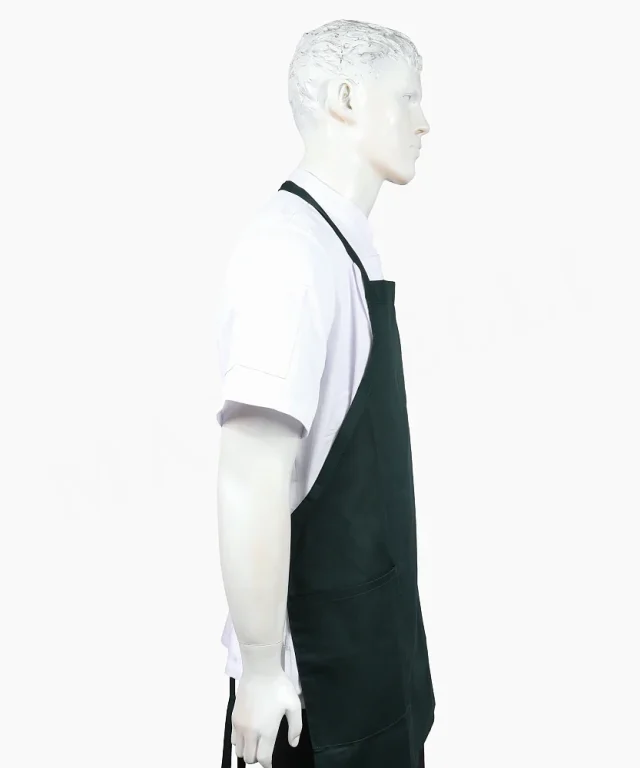 pechera verde gabardina chef cocina marinelli 2