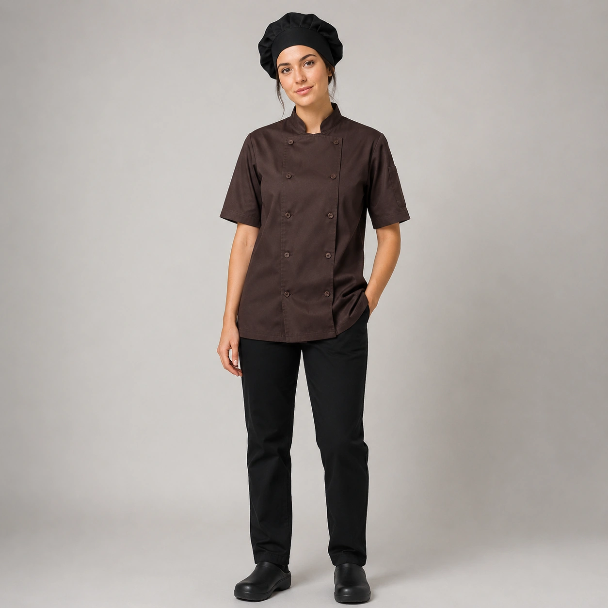 chaqueta chef cafe unisex boton (1)