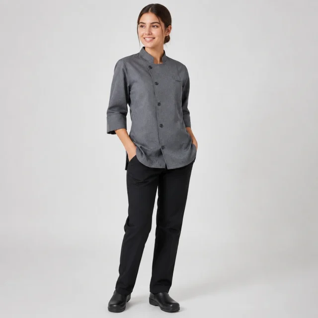 chaqueta chef mezclilla gris boton (1)