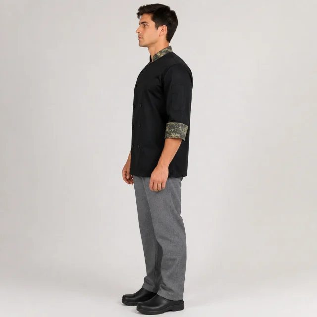 chaqueta chef negra camuflaj boton (2)