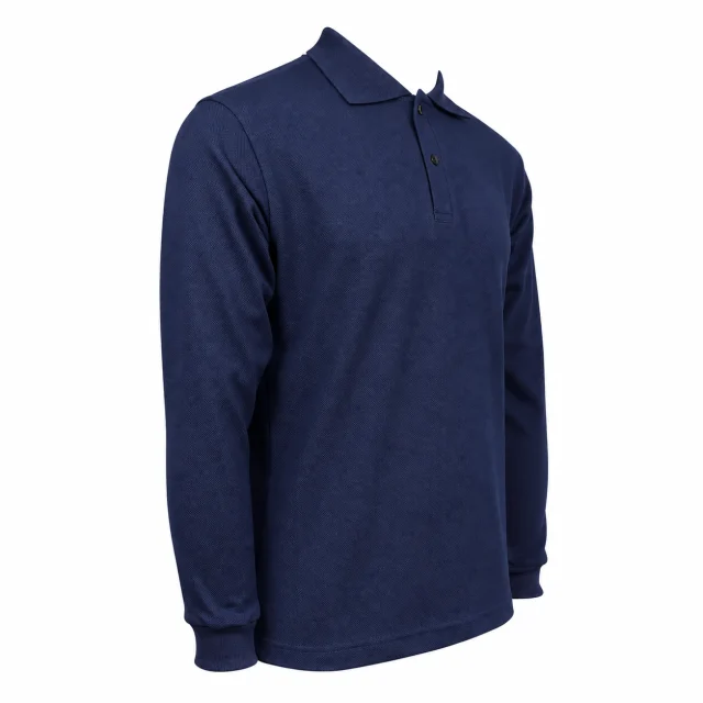 polera pique azul marino unisex manga larga (3)