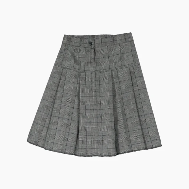 Falda Escolar Gris