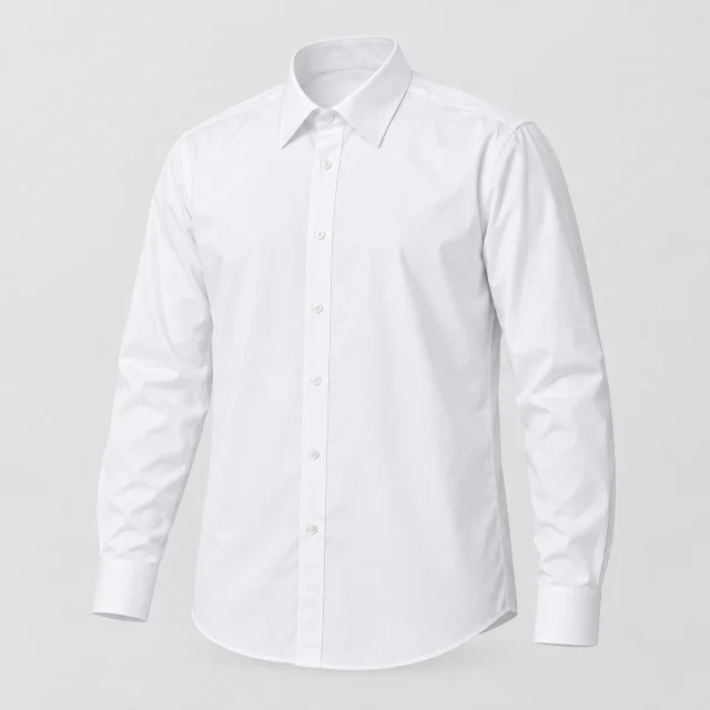 camisa popelina blanca manga larga marinelli (3)