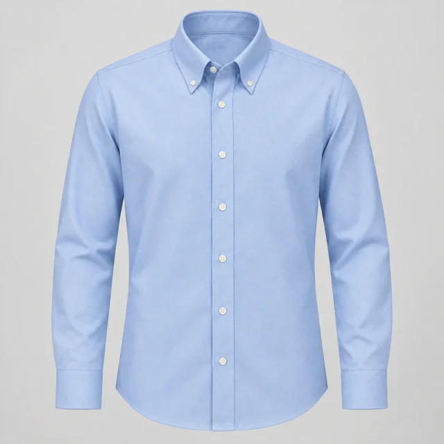 camisa popelina celeste manga larga marinelli (1)